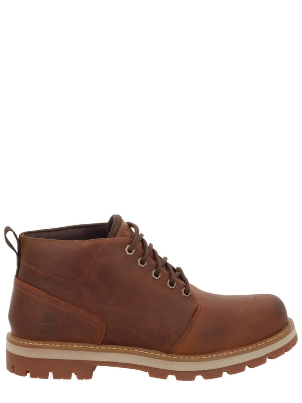 Timberland Brown Lace-Up Boots