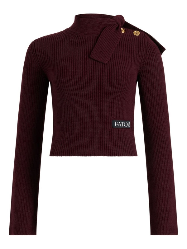 Patou Burgundy Knitted