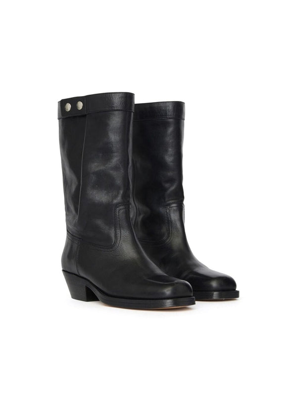 Ademe Leather Ankle Boots