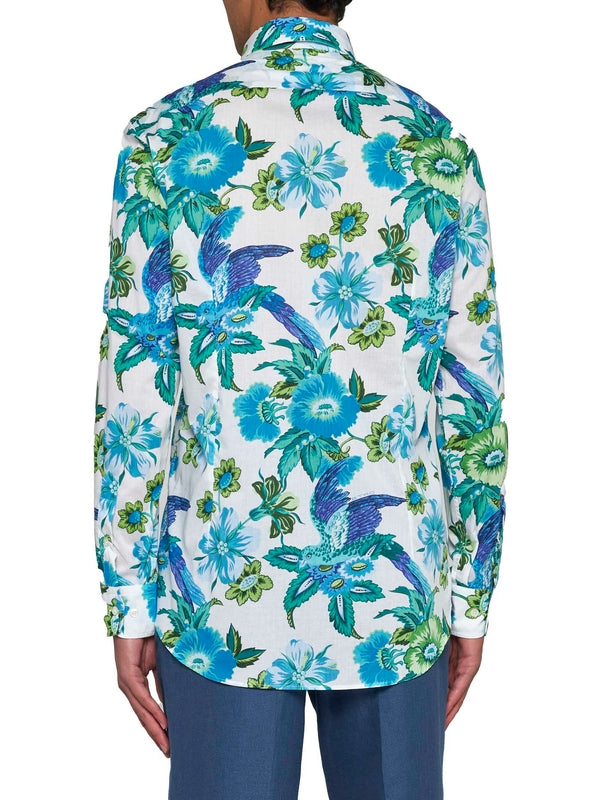 All-Over Printed Cotton Shirt