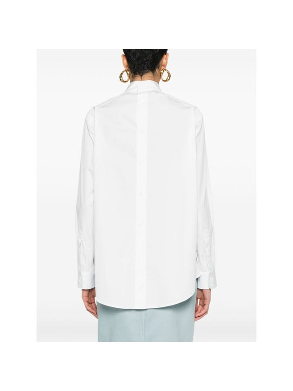 Back Button Cotton Shirt