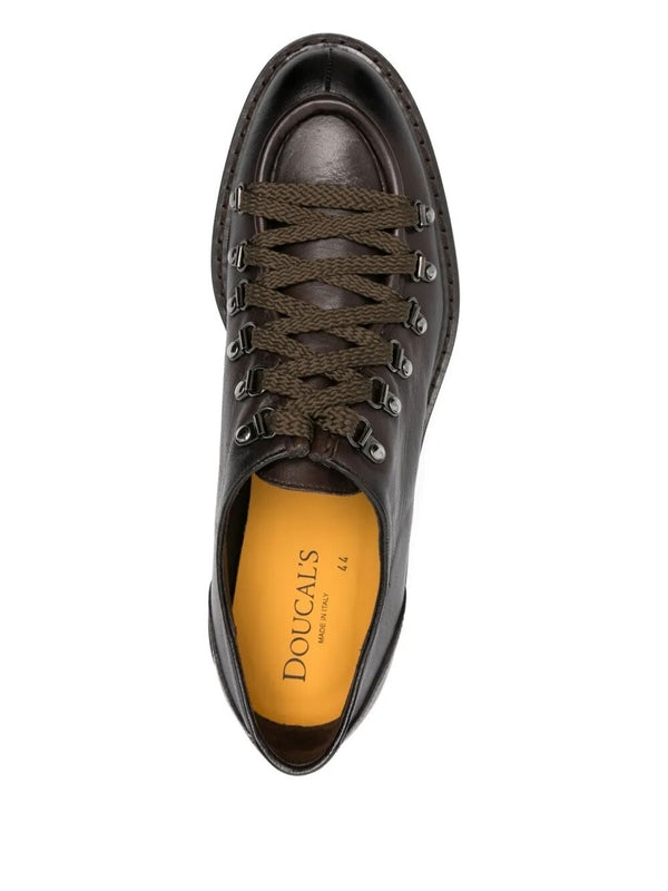 Ducals Brown Lace-Up Shoes