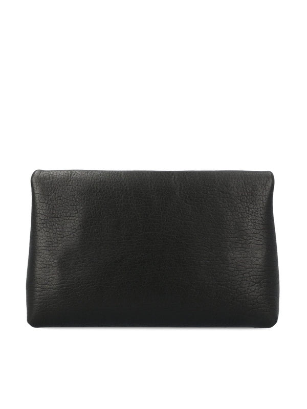 Cassandra Monogram Leather Large Clutch
  Bag