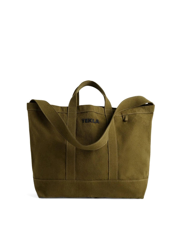 Tekla Green Tote Bags