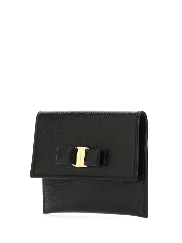 Bara Bow Leather Card Wallet