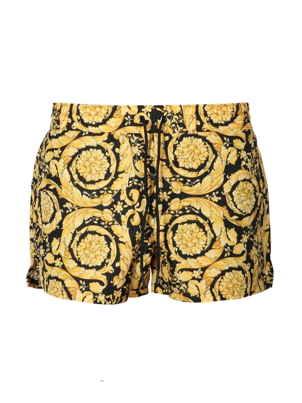 Pattern Printed Swim Shorts