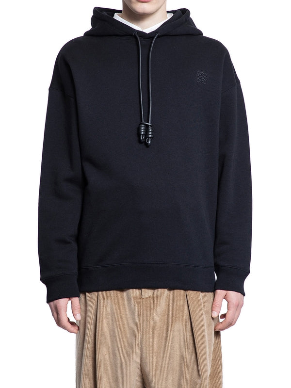 Anagram Logo Detail Cotton Hoodie