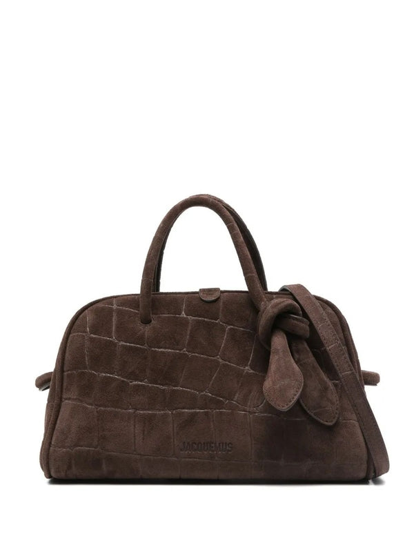 Turismo Croc-effect Leather Small Tote
  Bag