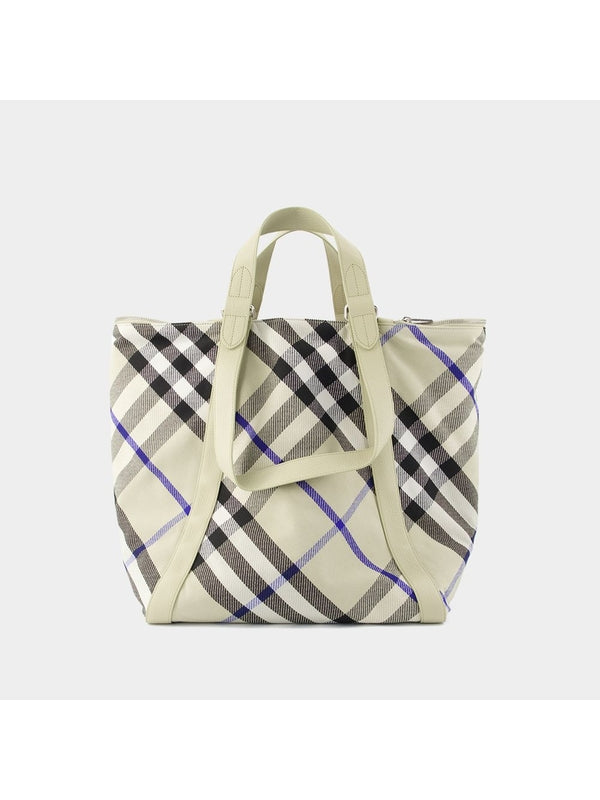 Check Pattern Medium Tote Bag