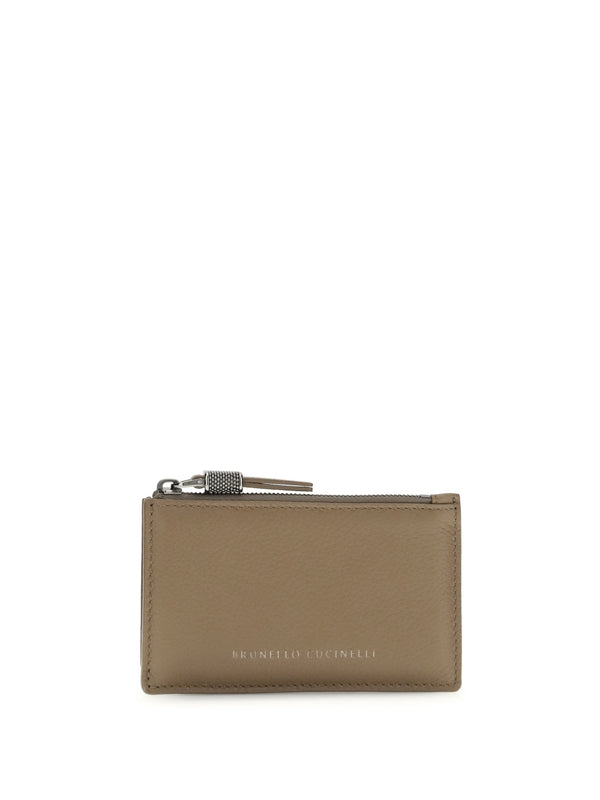 Brunello Cucinelli Brown Card Holders