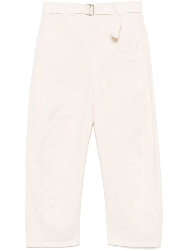 Twist Belt Denim Pants