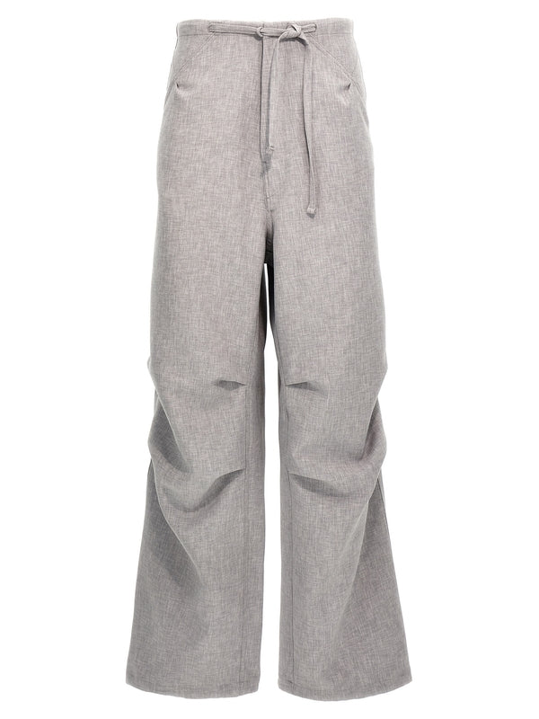 Wide
  Drawstring Pants