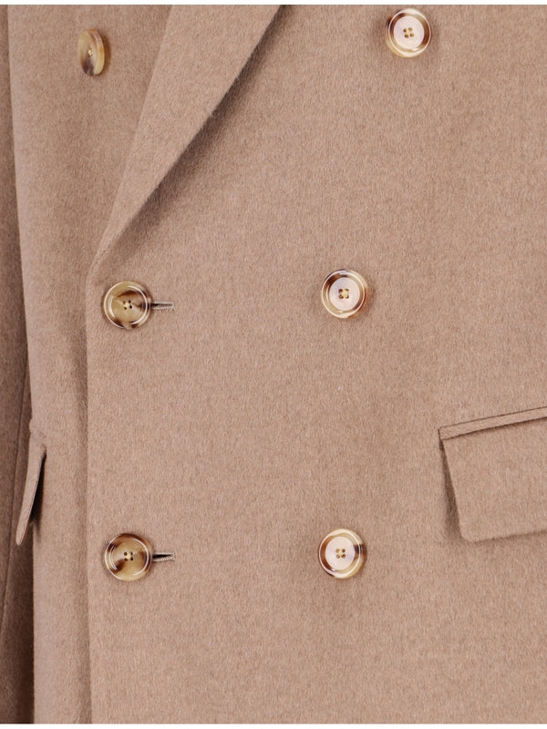 LARDINI - Cashmere Camel Double Coat - Jente