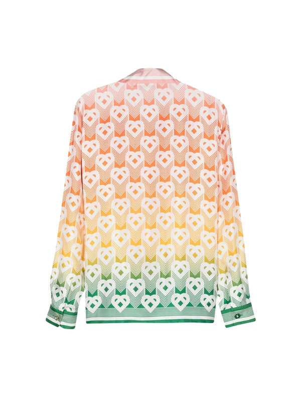 All-Over Print Silk Shirt