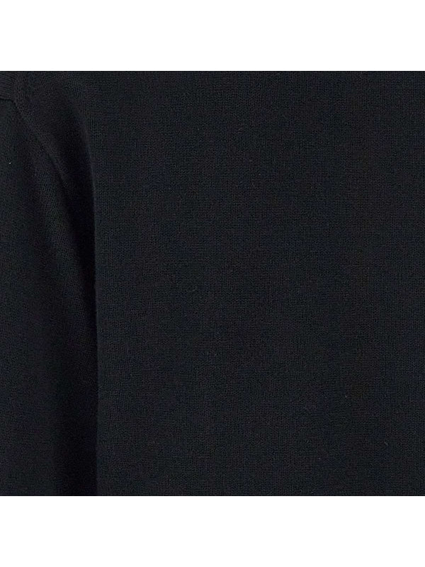 Animal Logo Jacquard Wool Cotton Knit