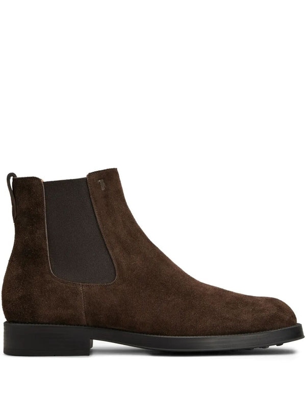 Tod'S Brown Chelsea Boots
