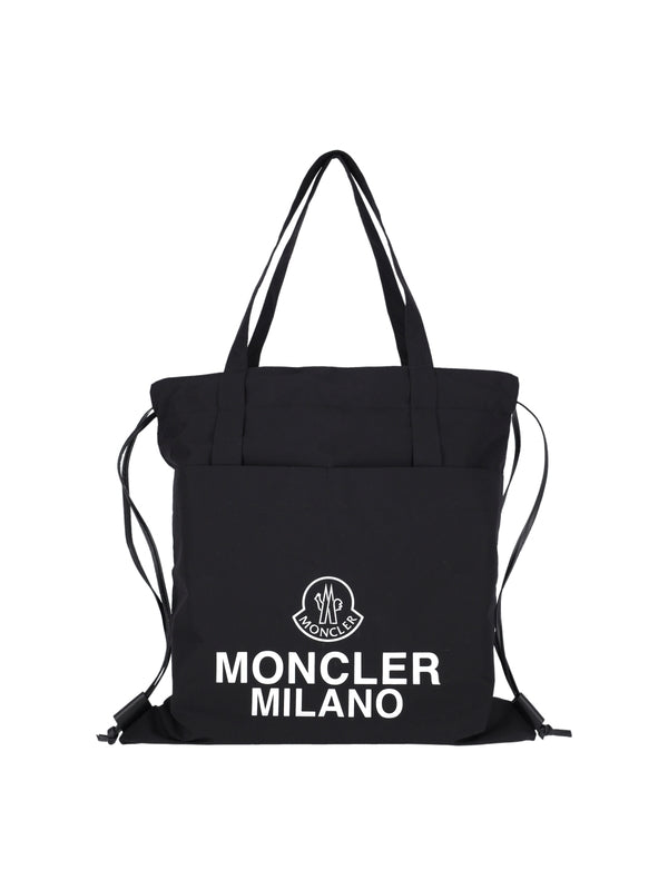 AQ Logo Drawstring Tote Bag