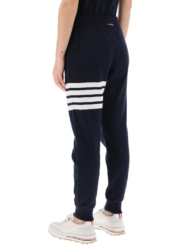 4-Bar Cotton Jogger Pants - Jente