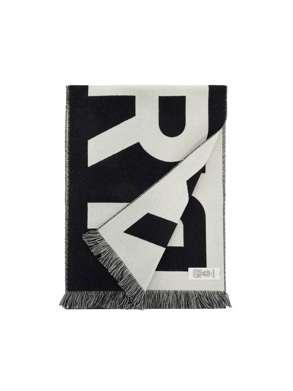 wool logoed scarf Wool Mufflers