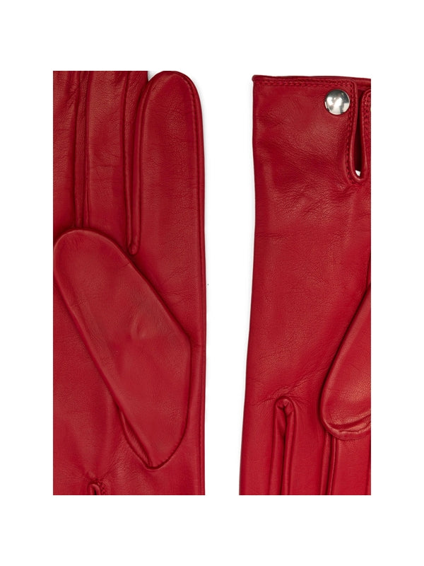 Ernest W. Baker Red Leather Gloves