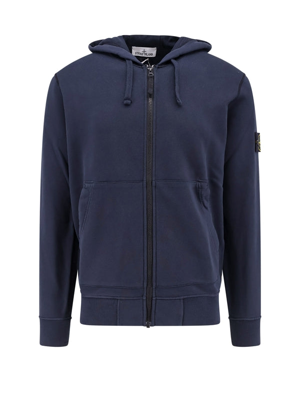 Wappen Patch Cotton Zip-Up Hood