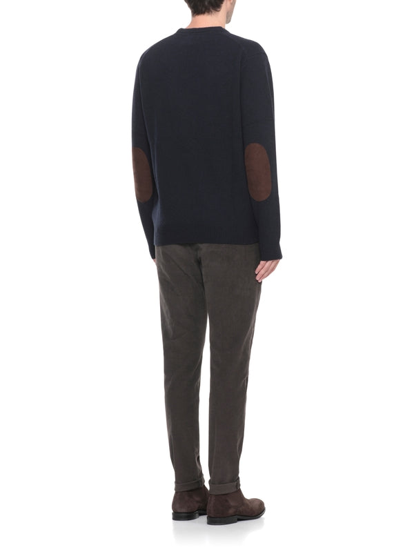 Barbour Navy Knitted