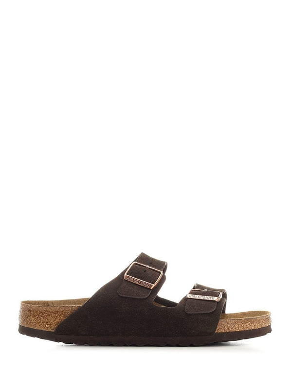 Arizona Buckle Suede Sandals