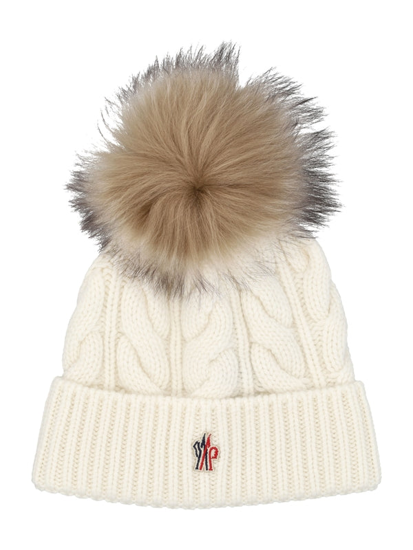 Moncler Ivory Beanie