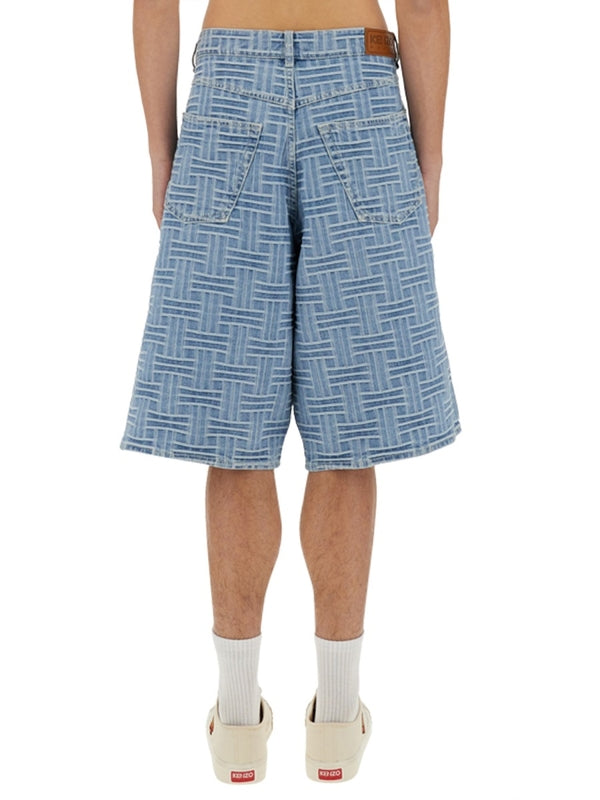 WEAVE Denim Bermuda Shorts