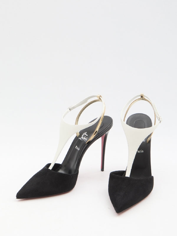 Athina leather slingback heels - Jente