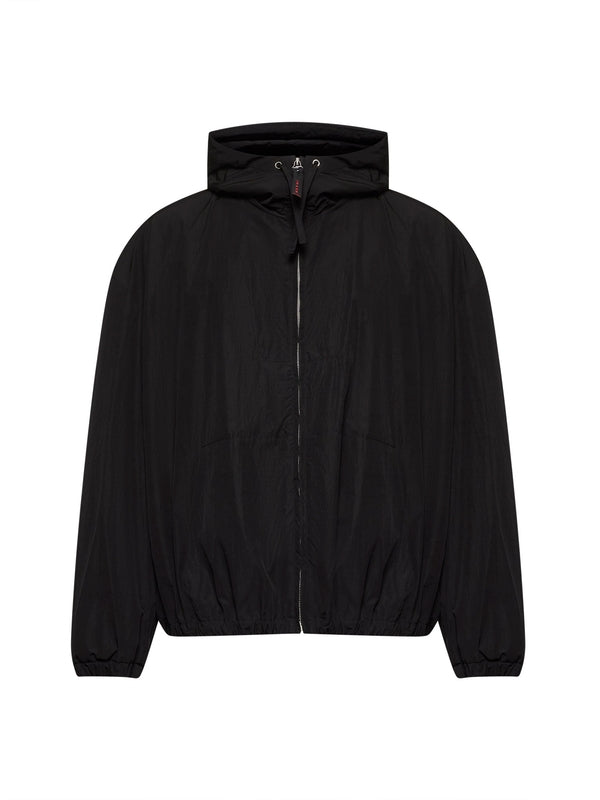 Black Zip-Up Hoodie Jacket