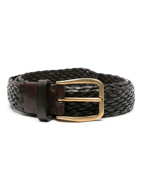 Square Buckle Underwearided Leather Belt