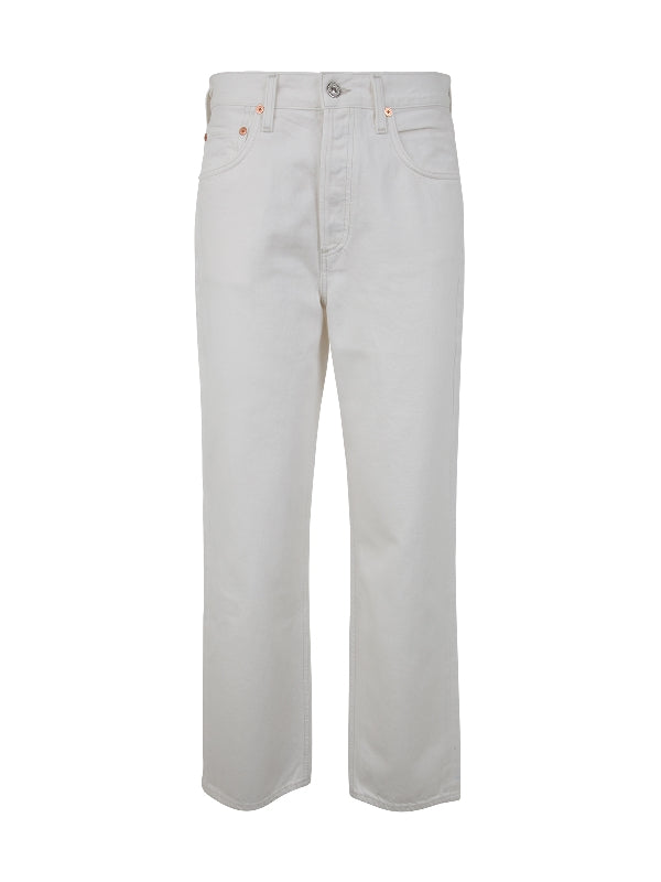 Devi White Cotton Pants