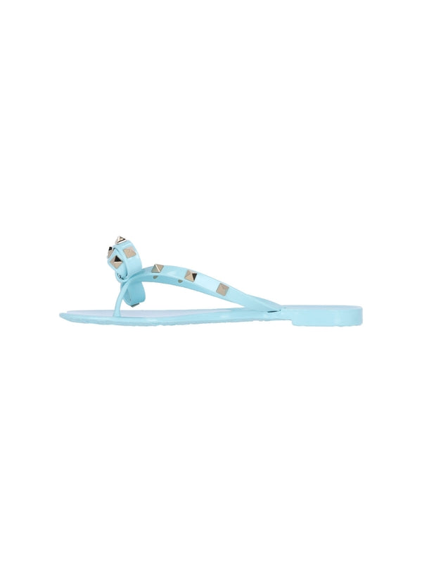 Rockstud Bow Detail Flip-Flops