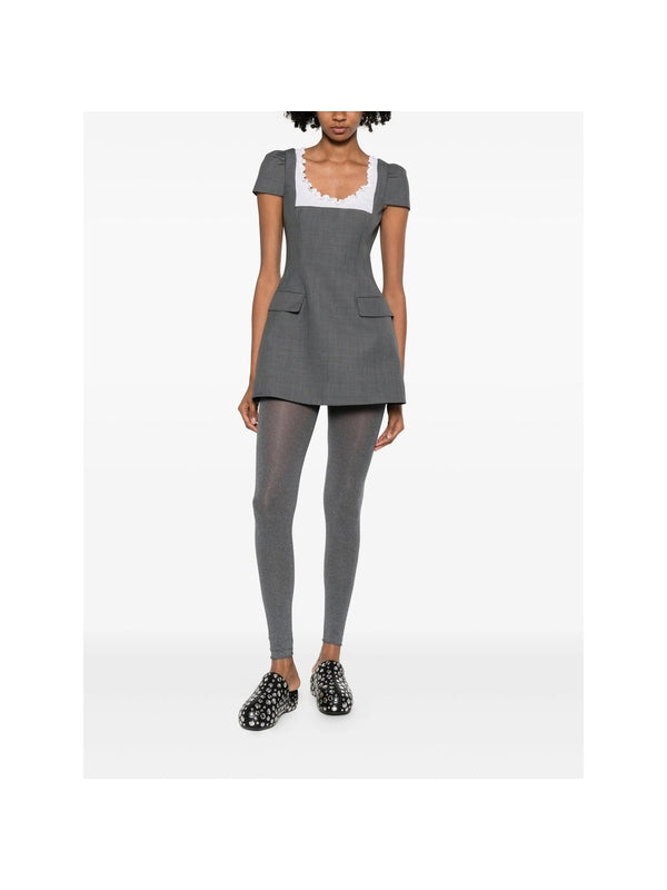 SHUSHU/TONG Grey Mini Dress