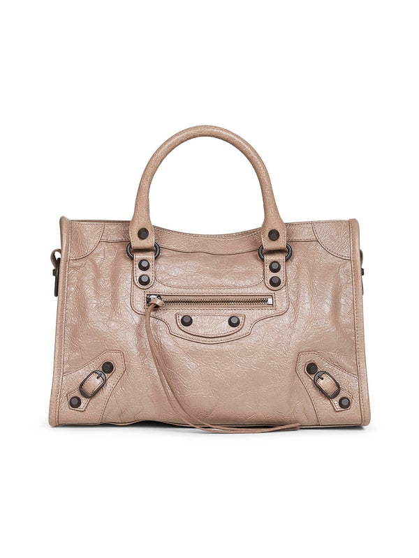 Balenciaga City Small Beige Tote Bags