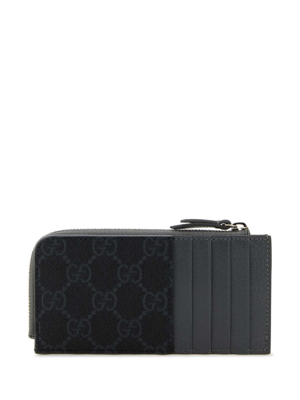 GG Supreme Canvas Card Wallet
