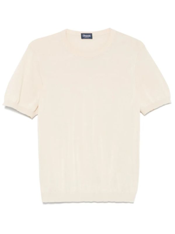 Crewneck Cotton Short Sleeve T-Shirt