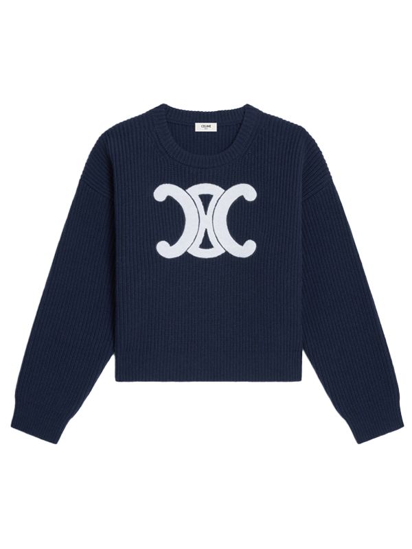 Triomphe Logo Crewneck Knit