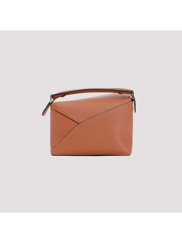 Puzzle Leather Mini Tote Bag