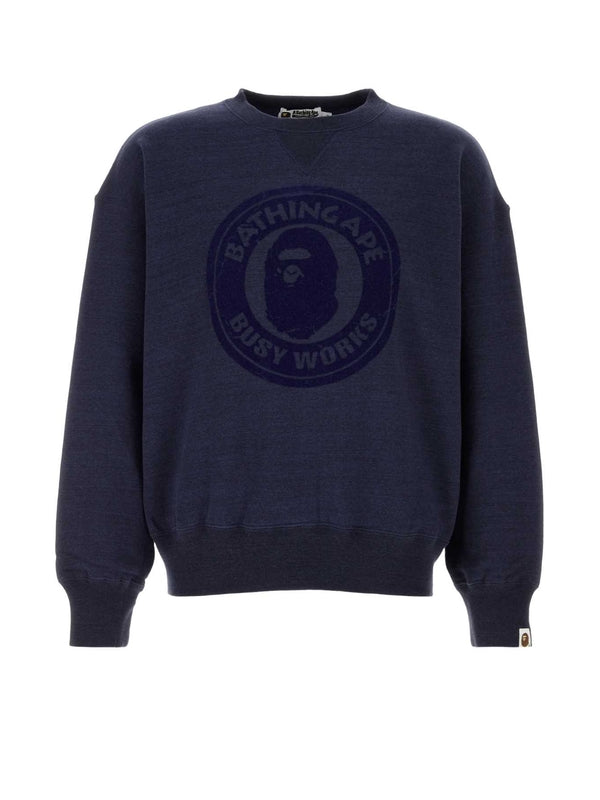 Bape Navy Sweatshirts