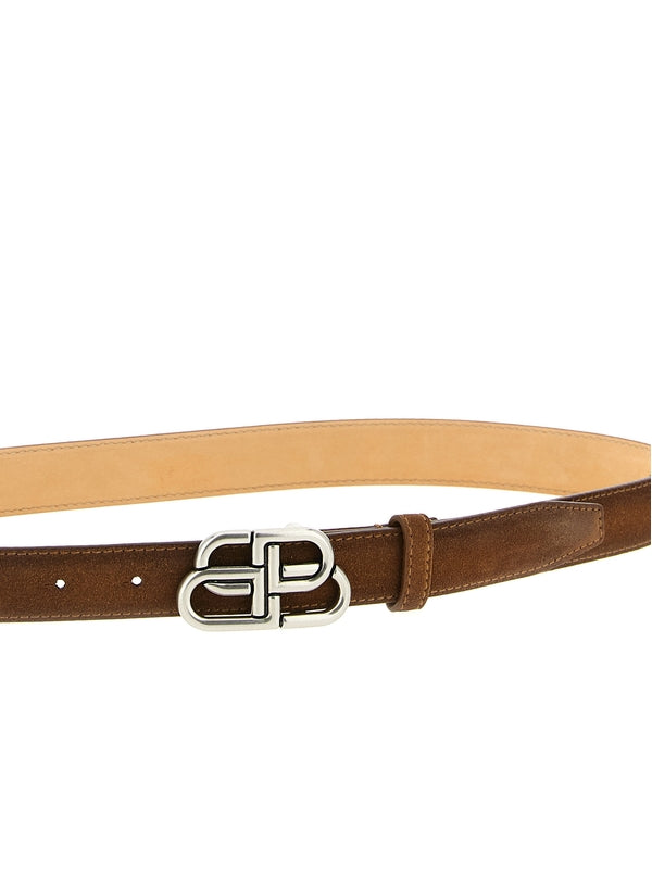 Balenciaga Brown Leather Belts