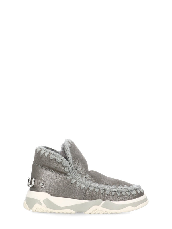 Eskimo Rhinestone Logo High-Top Sneakers