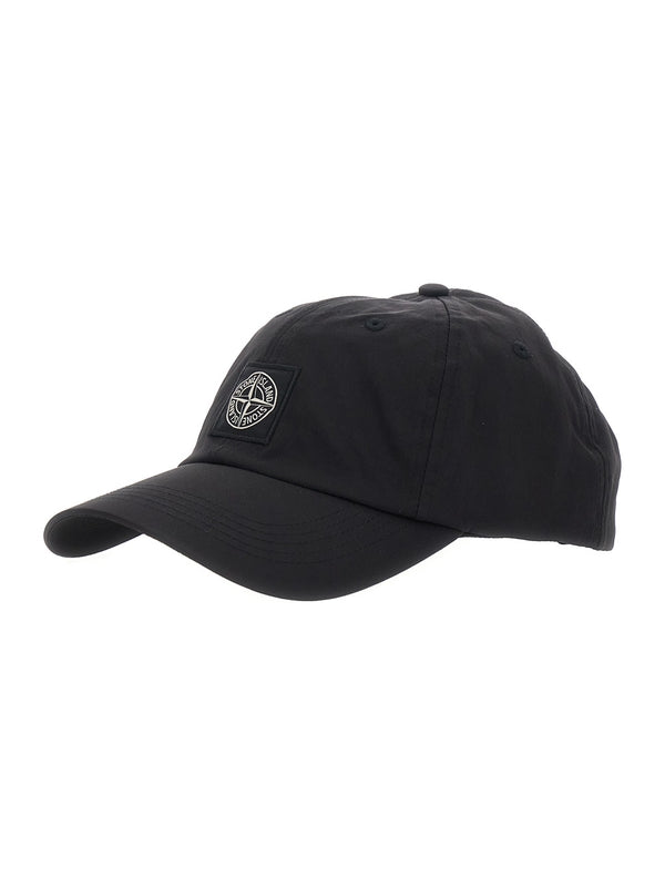 Stone Island Black Ball Cap