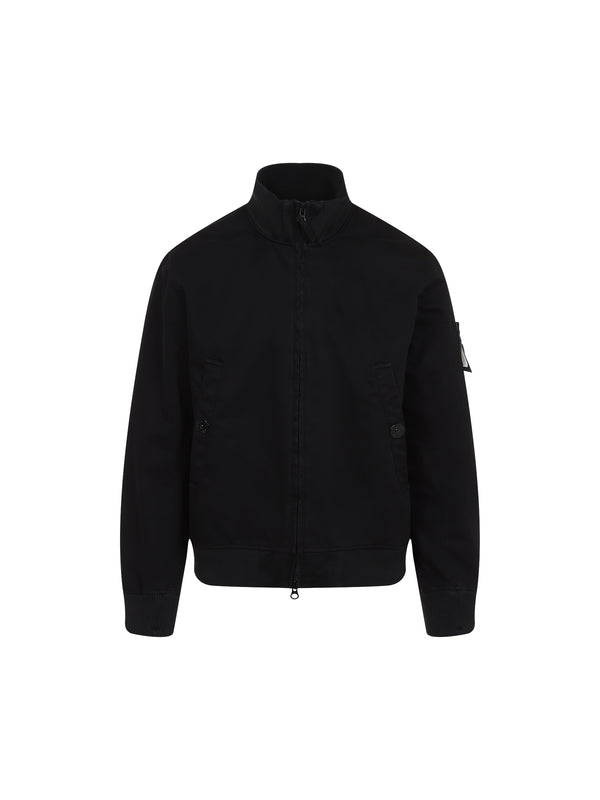 Wappen Patch High-Neck Bomber Jacket
