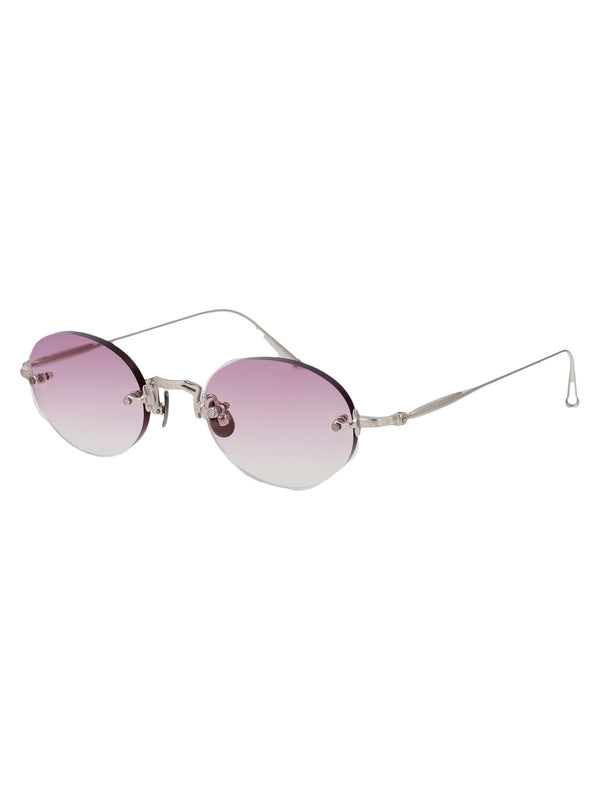 Rimless Oval Sunglasses