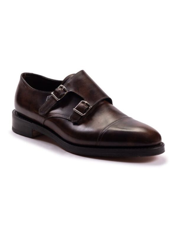 William Leather Monkstrap Shoes