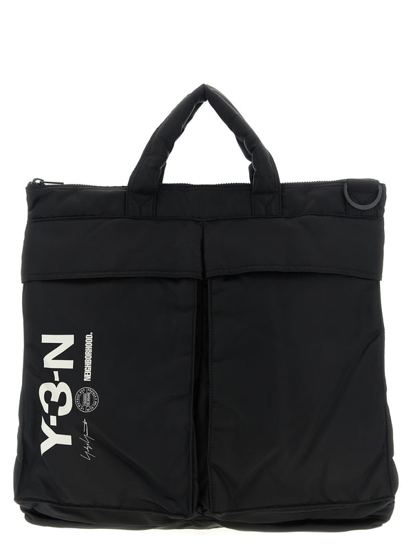 Y-3 Black Tote Bags