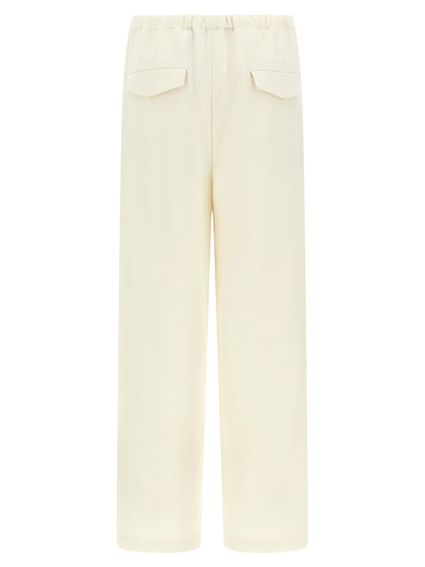 Drawstring
  Pleated Pants