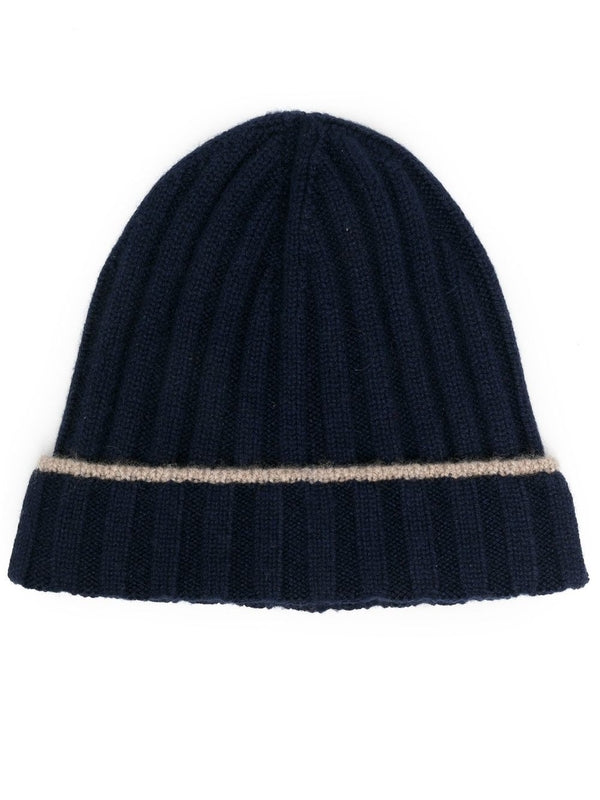Brunello Cucinelli Navy Beanie